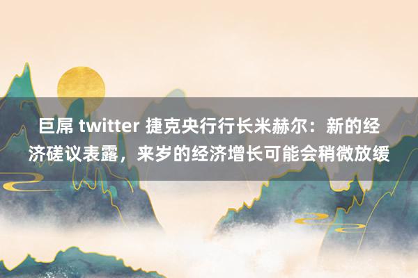 巨屌 twitter 捷克央行行长米赫尔：新的经济磋议表露，来岁的经济增长可能会稍微放缓