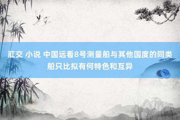 肛交 小说 中国远看8号测量船与其他国度的同类船只比拟有何特色和互异