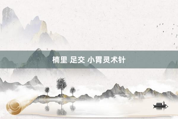 楠里 足交 小胃灵术针